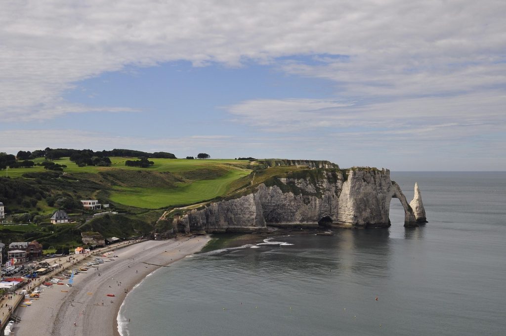 cliff, etretat, nature, normandy, sea