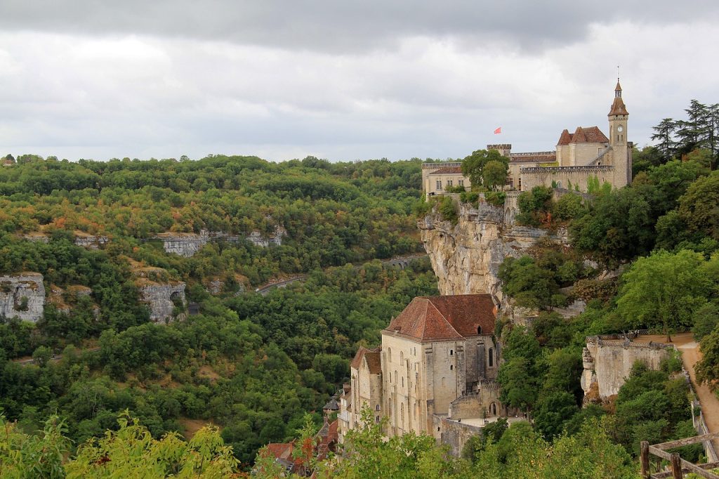 Rocamadour cliffside village France