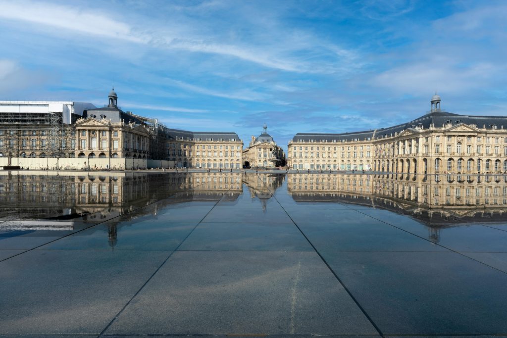 Bordeaux historic center southwest France
