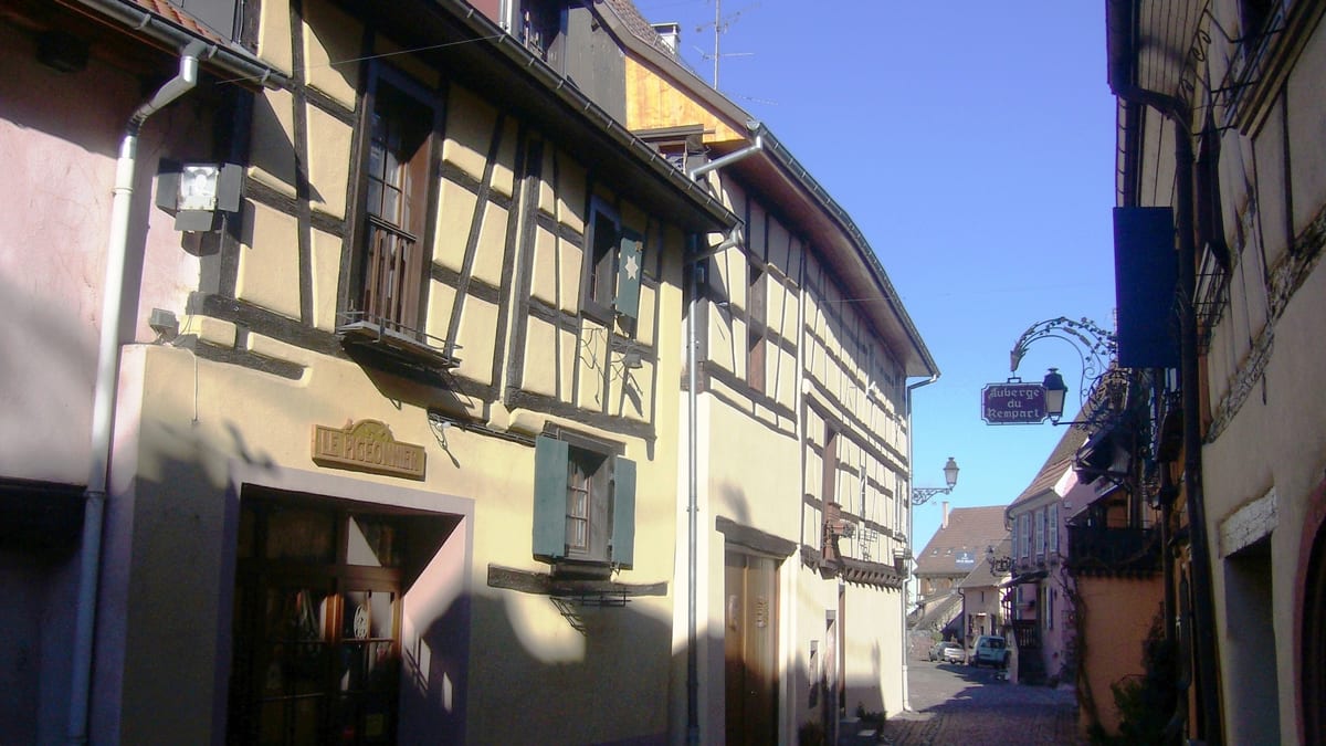 Christmas markets in France: the circular village of Eguisheim
